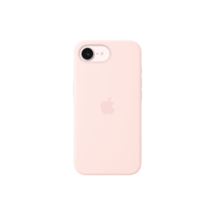 Apple iPhone 17e Silicone Case with MagSafe – Soft Pink – 3