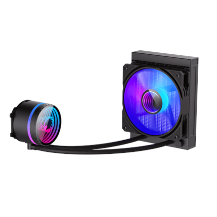 Gamemax CPU Liquid Cooler ICEBURG 120 BK – 4