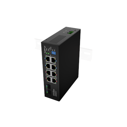 Lanberg Switch PoE 4xBT 4xAT 4xSFP Din Unmanagment Gigabit ILGE-8P-2S-120 – 7