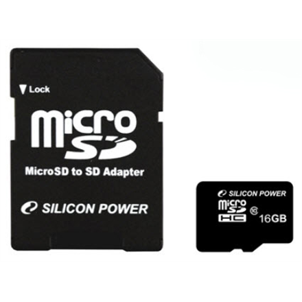Silicon Power 16GB MicroSDHC – 3