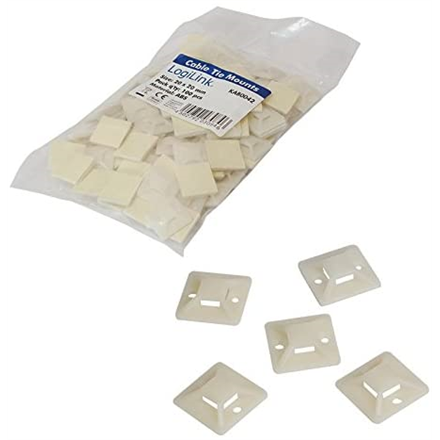 Cable Tie Mounts 20x20 mm KAB0042 Self-adhesive, for cable ties – 2