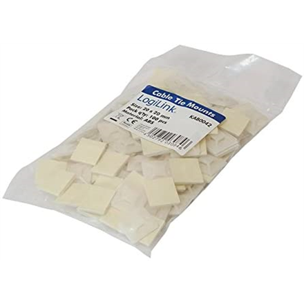 Cable Tie Mounts 20x20 mm KAB0042 Self-adhesive, for cable ties – 3