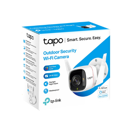TP-Link Tapo C320WS Outdoor Security Wi-Fi Camera Bullet 4 MP 3.89 mm MicroSD – 3