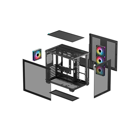 Deepcool CG530 4F Mid Tower ATX PS2 – 4