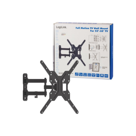 Logilink BP0016 TV Wall mount, 23"-55", tilt +15°-15°,swievel +-90°, 395mm