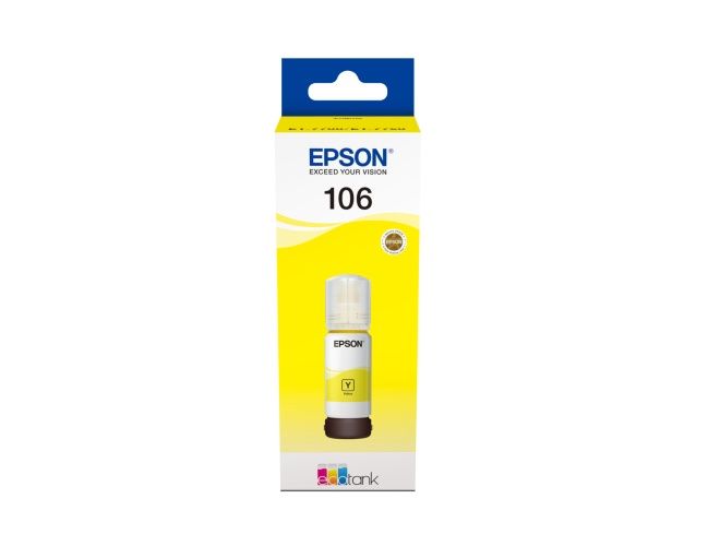 Epson 106 EcoTank (C13T00R440) Ink Refill Bottle, Yellow – 4