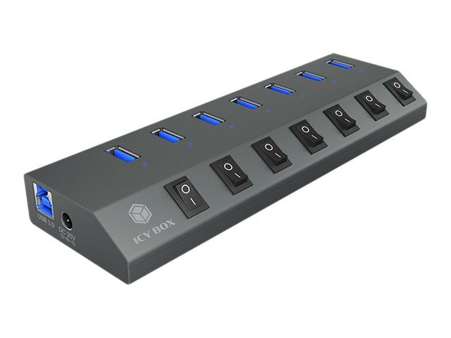ICY BOX IB-HUB1701-C3 7-port hub – 5