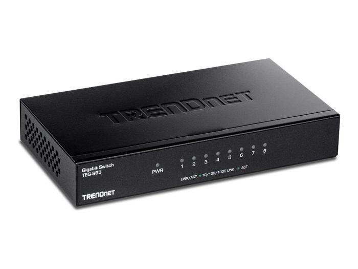 TRENDNET 8-Port Gigabit Switch /w metal – 4