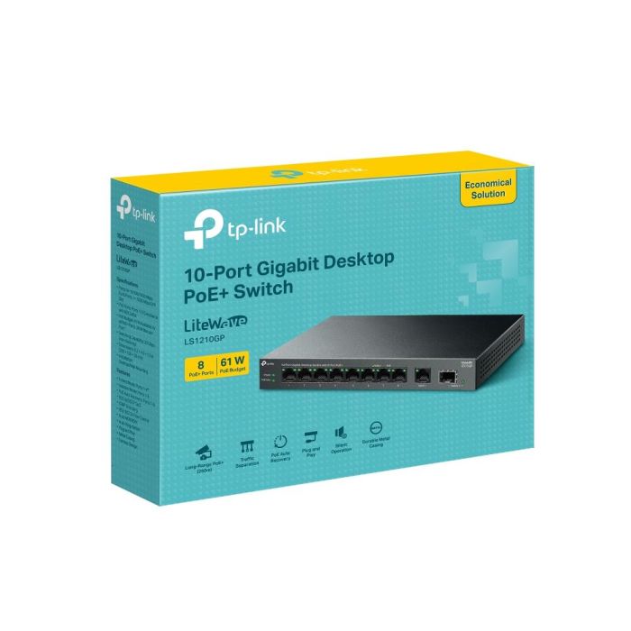 Switch TP-LINK LS1210GP – 4