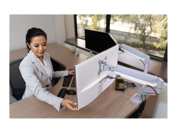 KENSINGTON One-Touch Dual Monitor Arm – 8