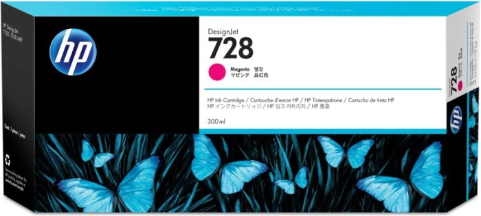 HP 728 (F9K16A) Ink Cartridge, Magenta (SPEC) – 10