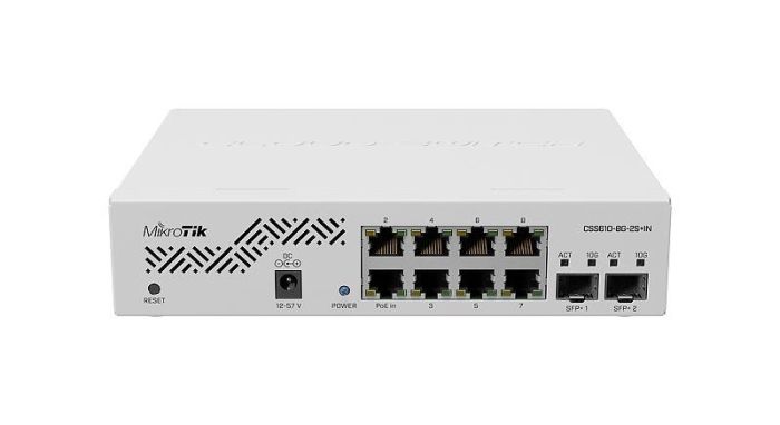 Switch MIKROTIK CSS610-8G-2S+IN – 3