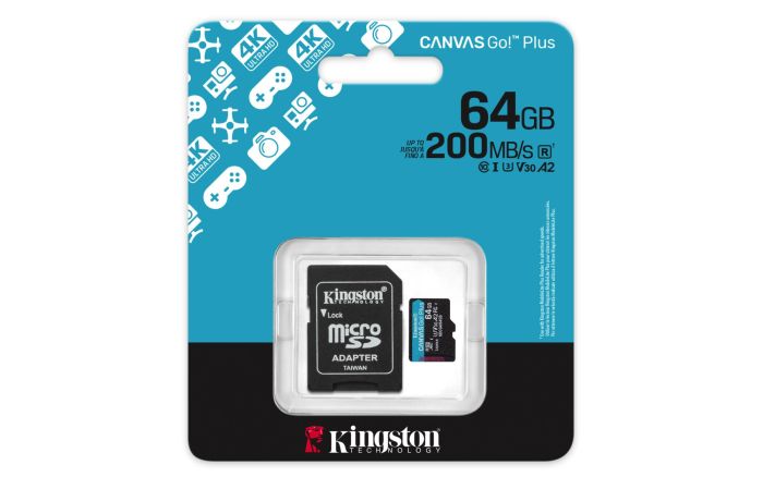 MEMORY MICRO SDXC 64GB UHS-I/W/ADAPTER SDCG4/64GB KINGSTON – 5