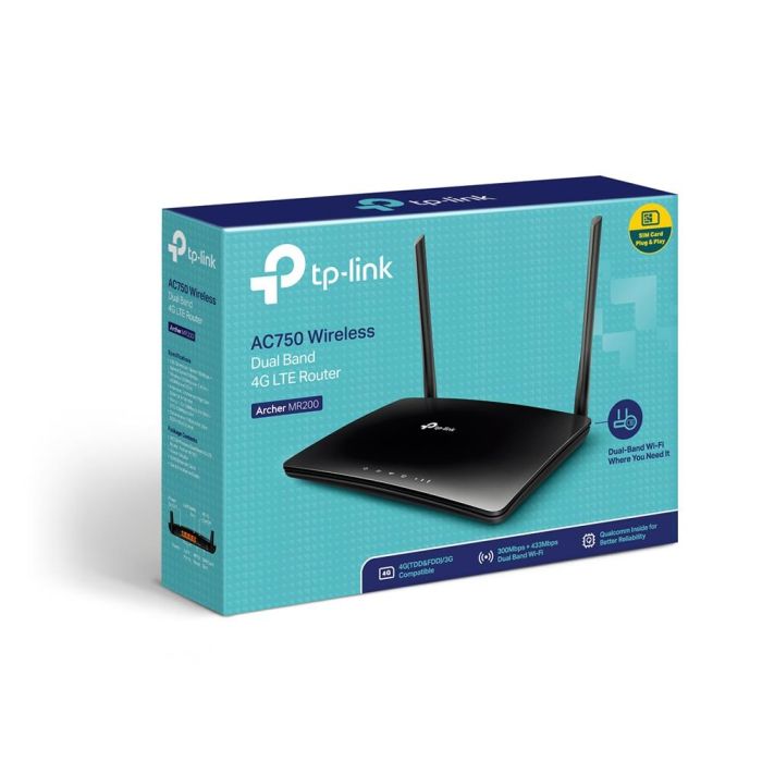 Wireless Router TP-LINK 733 Mbps 1 WAN 3x10/100M DHCP – 4