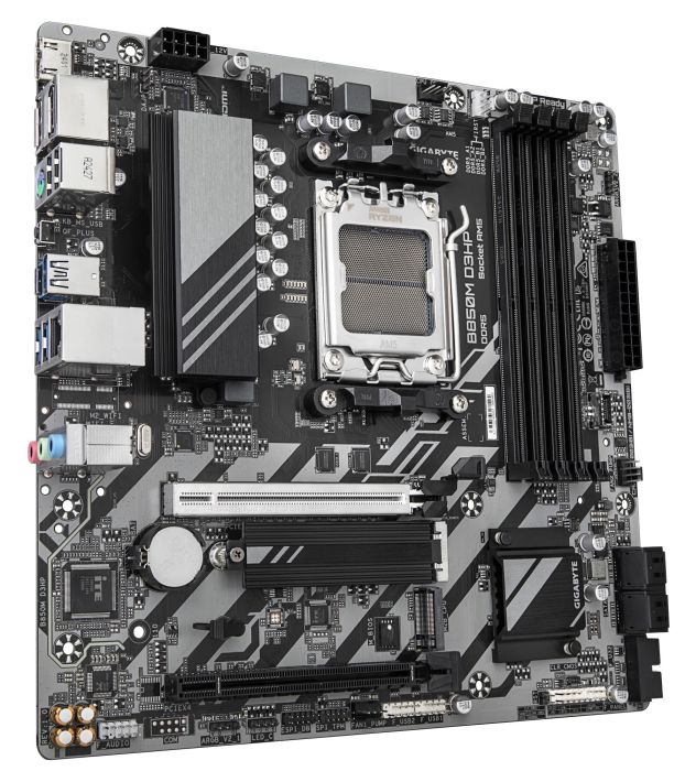 Mainboard GIGABYTE AMD B850 micro ATX 4xSlots DDR5 – 3