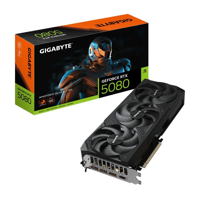 Graphics Card GIGABYTE NVIDIA GeForce RTX 5080 GDDR7 16GB