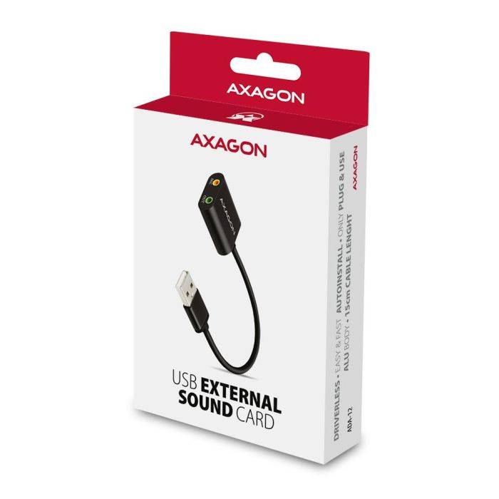 SOUND CARD USB2.0 48KHZ/16BIT/0.15M ADA-12 AXAGON – 6
