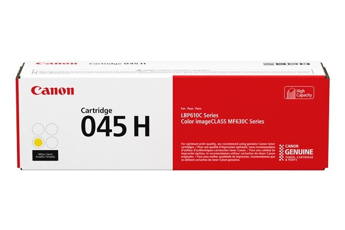 Canon CRG 045H (1243C002) Toner Cartridge, Yellow
