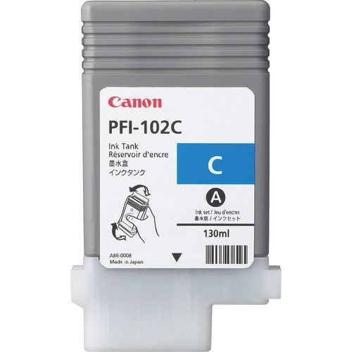 Canon PFI-102C (0896B001) Ink Cartridge, Cyan (SPEC) – 2
