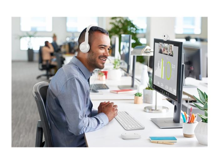 LOGI H390 USB Computer Headset - WHITE – 9