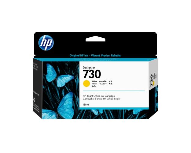 HP 730 (P2V64A) Ink Cartridge, Yellow – 2