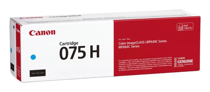 Canon CRG 075H C (6368C002) Toner Cartridge, Cyan – 4