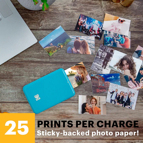 Kodak STEP Instant Mobile Photo printer Colour ZINK 2x3'' 1 ppm, Bluetooth, Blue – 5