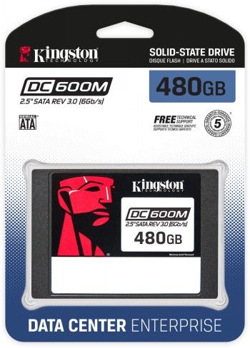 Kingston 480G DC600M (mixed-use) 2.5? Enterprise Sata SSD – 2