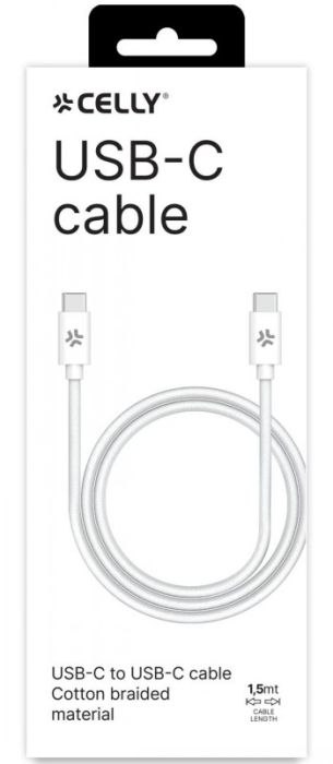 Celly Usbcusbccott - USB-C To USB-C – 2
