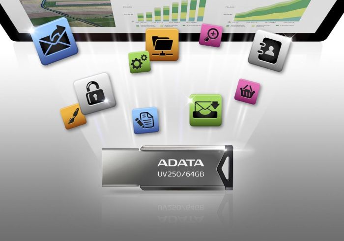MEMORY DRIVE FLASH USB2 16GB/AUV250-16G-RBK ADATA – 5