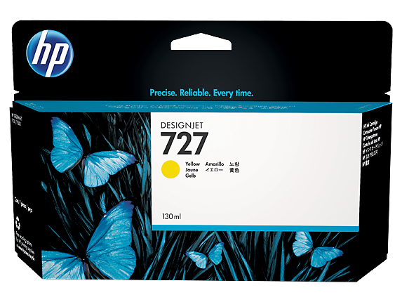 HP 727 (B3P21A) Ink Cartridge, Yellow