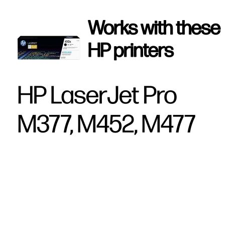 HP 410X (CF410X) Toner Cartridge, Black – 2