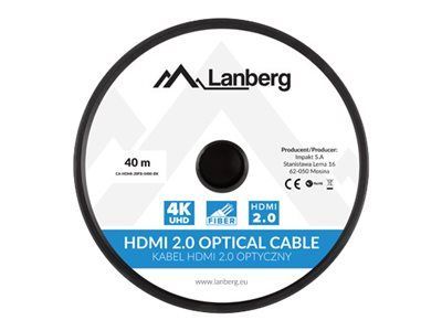 LANBERG HDMI M/M cable 40m optical AOC
