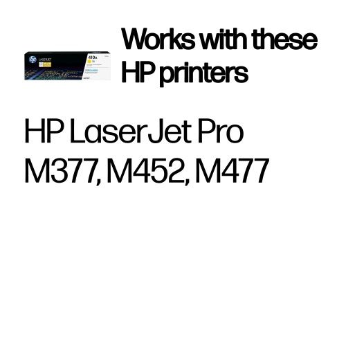 HP 410A (CF412A) Toner Cartridge, Yellow – 3