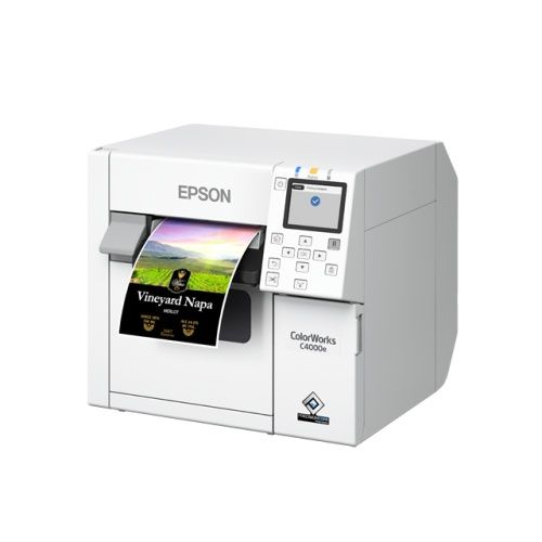 Epson ColorWorks CW-C4000e (bk) Label Printer Inkjet Colour 100 mm/sec USB – 3