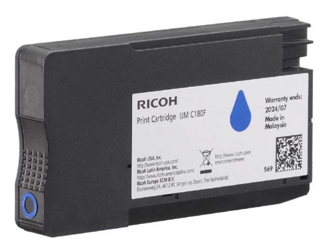 Ricoh IJM C180F (408518) Toner Cartridge, Cyan – 2