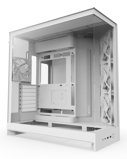 Case NZXT ATX/micro ATX/Mini-ITX/EATX White Midi Tower PC
