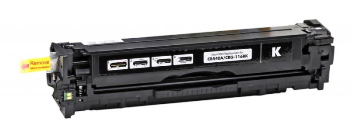 Static Control Universal Toner Cartridge Black, Compatible with HP CB540A/CE320A/CF210X/CRG7162