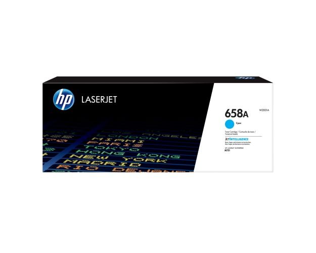 HP 658A (W2001A) Toner Cartridge, Cyan – 2