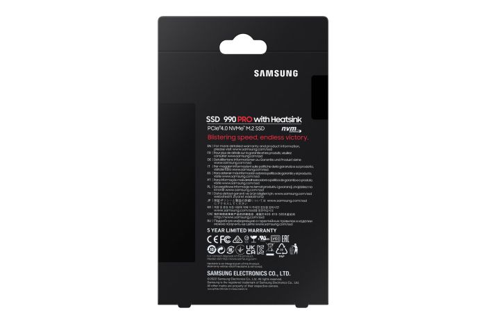 SSD SAMSUNG 990 PRO with Heatsink 4TB – 13