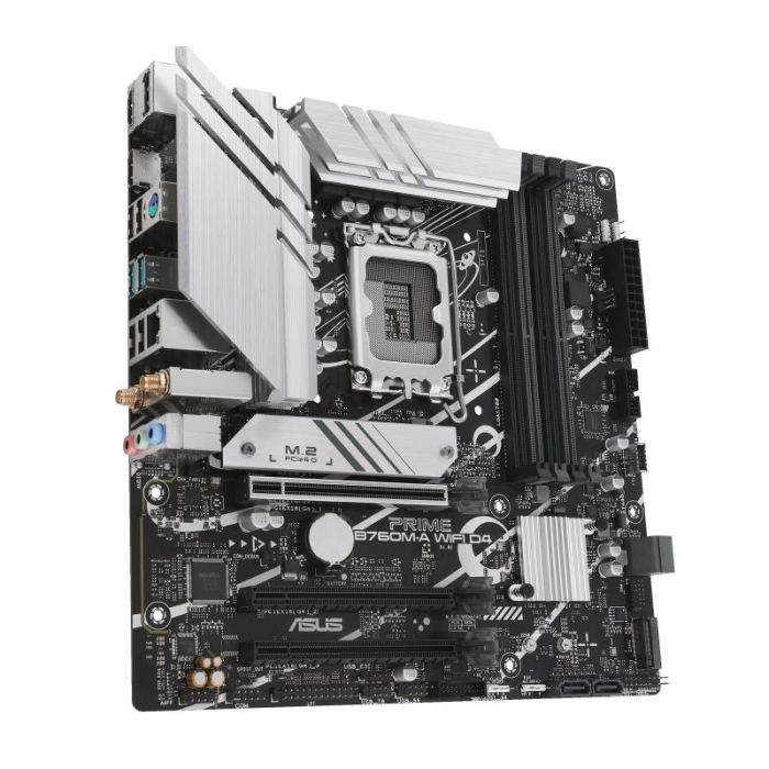 Mainboard ASUS Intel B760 Express LGA1700 Micro-ATX 3xPCI-Express 4.0 16x DDR4 – 3