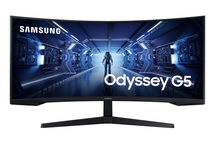 LCD Monitor SAMSUNG Odyssey G5 Gaming/Curved/21 34"