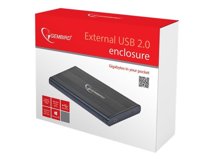 GEMBIRD EE2-U2S-5 HDD/SSD enclosure – 2