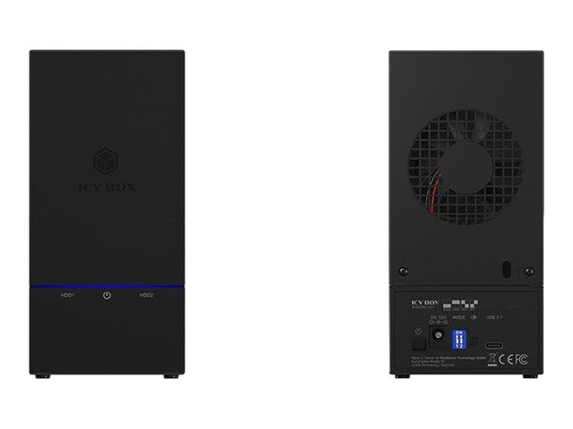 ICY BOX IB-RD3621-C31 External 2 bay – 4