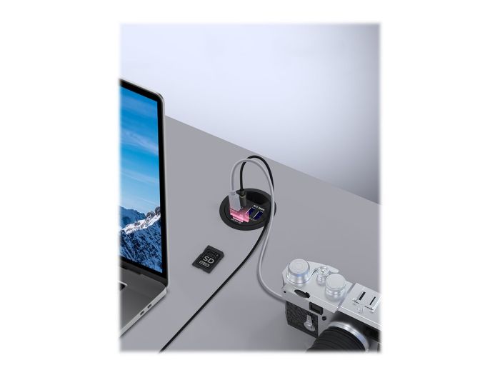 ICY BOX IB-HUB1404A Desk Hub 2x USB 3.0 – 3