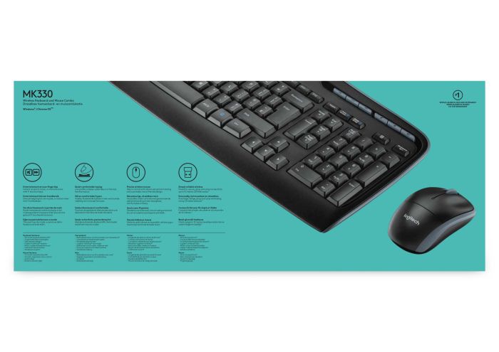 KEYBOARD +MOUSE COMBO MK330/ENG 920-003989 LOGITECH – 6