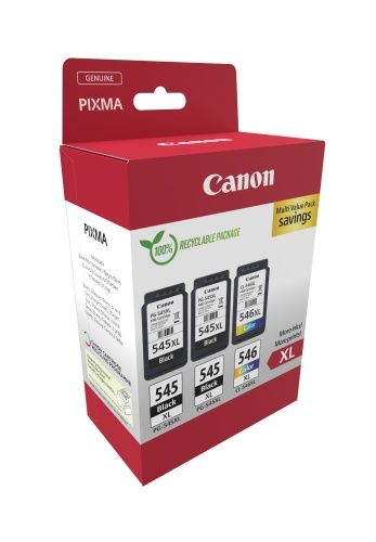 Canon PG-545XL/CL-546XL (8286B013) Ink Cartridge Multipack, BK/CMY – 2