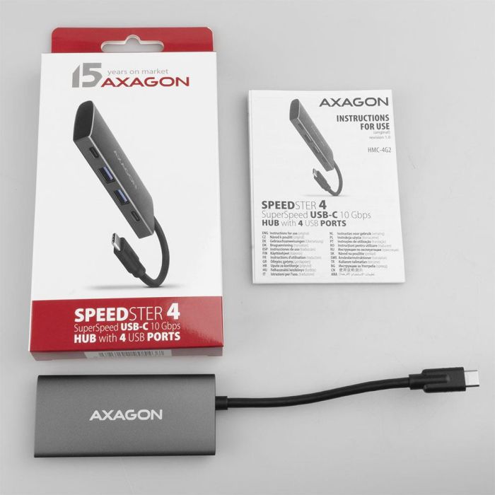 I/O HUB USB3.2 4PORT/0.13M HMC-4G2 AXAGON – 2
