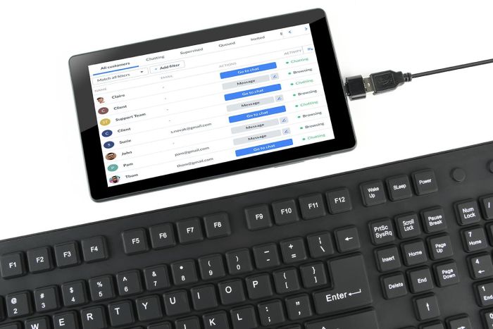 KEYBOARD FLEXIBLE USB ENG/BLACK KB-109F-B GEMBIRD – 4