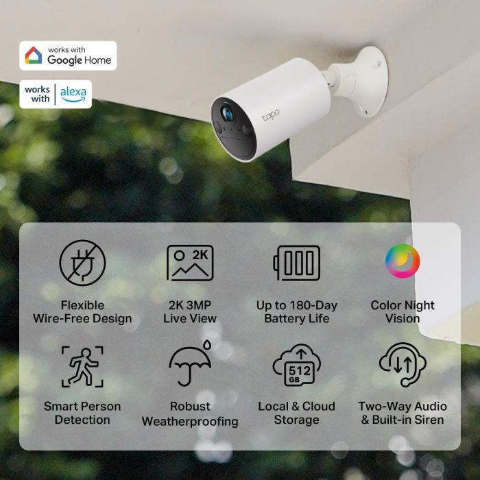 WRL CAMERA 2K 3MP/TAPO C410 TP-LINK – 4